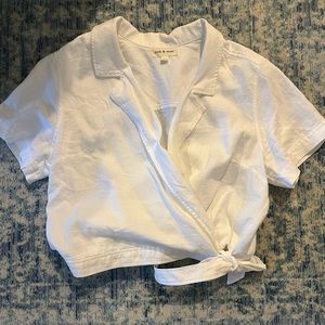 Cloth & stone wrap top